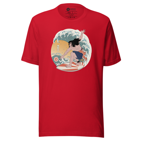 Samurai Surfing 2 Water Sport Ukiyo-e Unisex T-Shirt