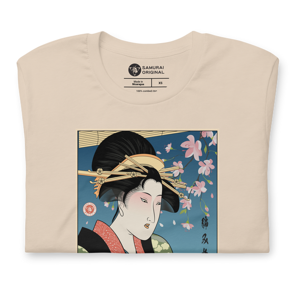 Geisha Knitting Mom Japanese Ukiyo-e Unisex T-Shirt 2