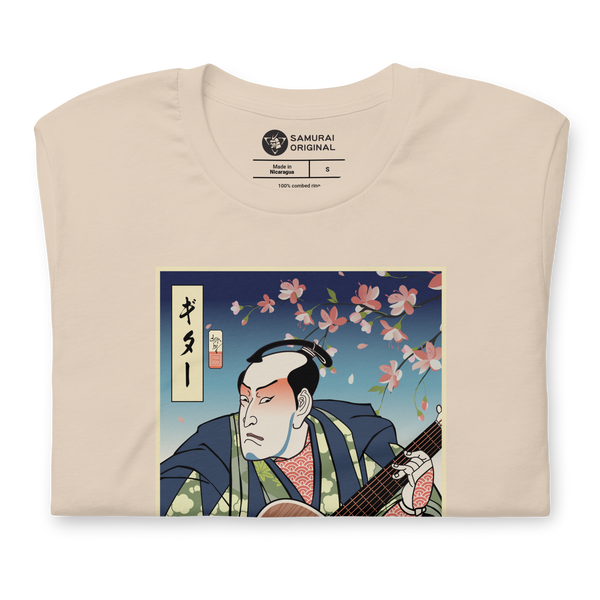Samurai Guitar Player 2 Music Ukiyo-e Unisex T-Shirt