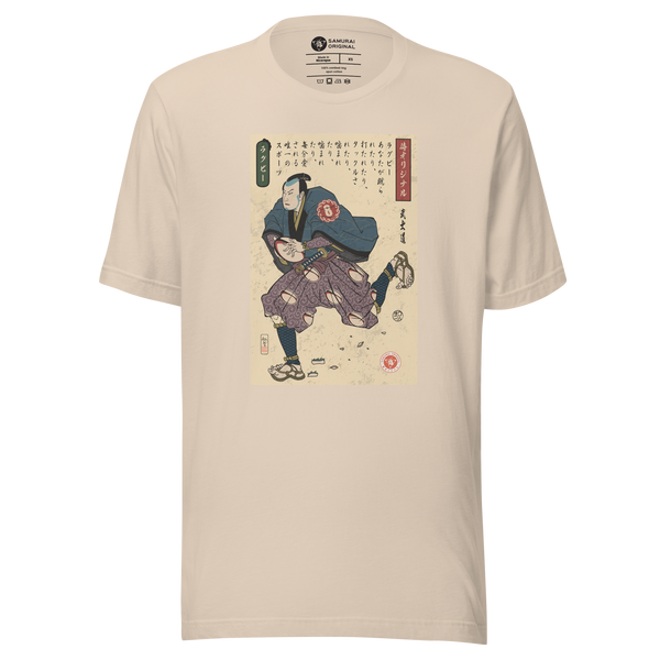Samurai Rugby Sport Ukiyo-e Unisex T-Shirt