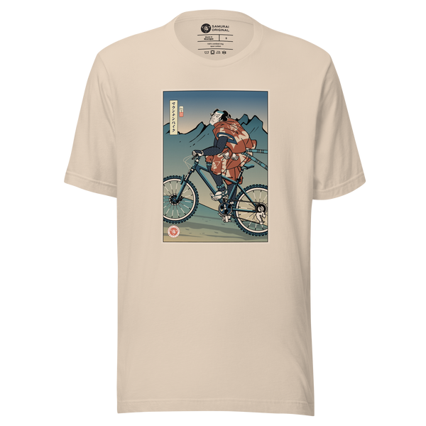 Samurai Mountain Bike 2 Ukiyo-e Unisex T-Shirt