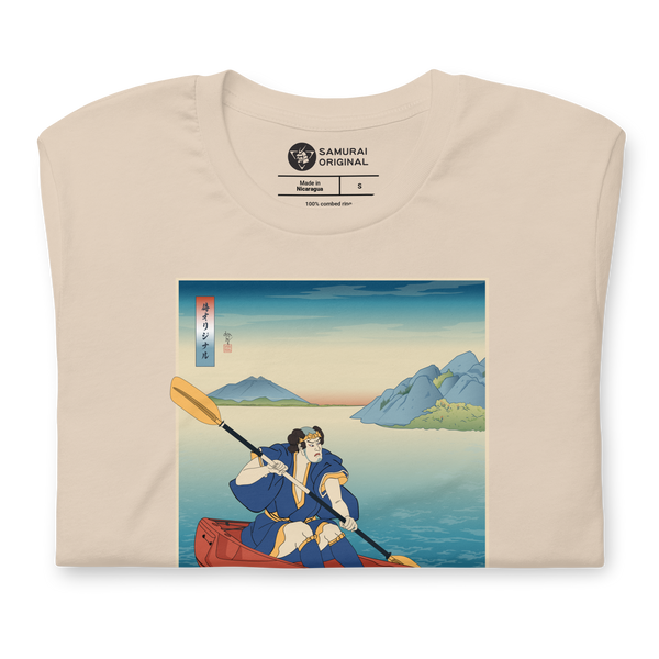Samurai Kayaking Ukiyo-e Unisex T-shirt