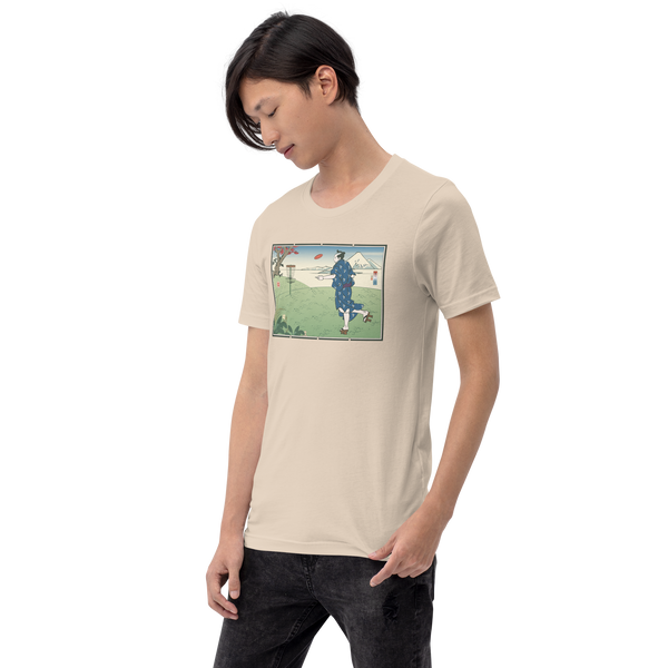 Samurai Disc Golf Ukiyo-e Unisex T-shirt