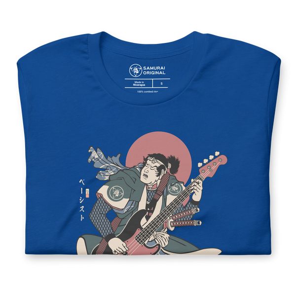 Samurai Bassist Player 4 Music Ukiyo-e Unisex T-Shirt