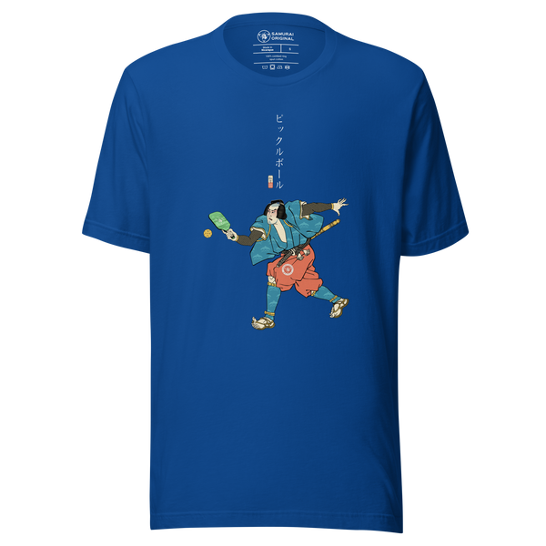 Samurai Play Pickleball Ukiyo-e Unisex T-Shirt