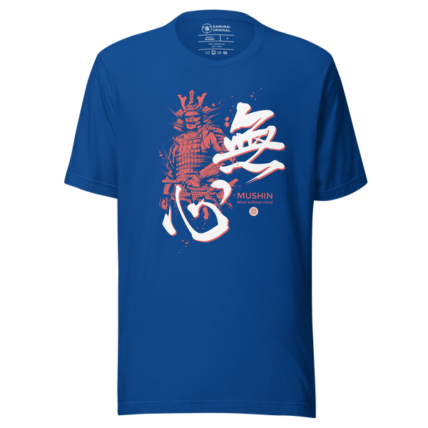 Mushin Japanese Kanji Calligraphy Unisex T-shirt - Samurai Original