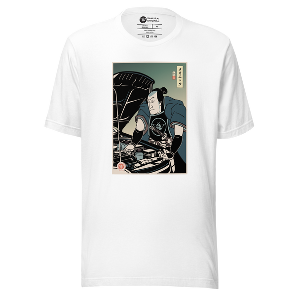 Samurai Mechanic Car Garage Ukiyo-e Unisex T-Shirt