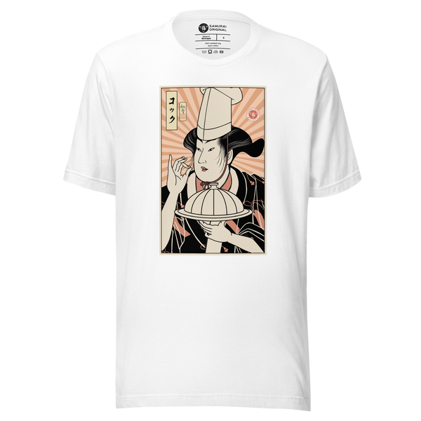 Geisha Chef Cook Dish Japanese Ukiyo-e Unisex T-Shirt – Samurai Original