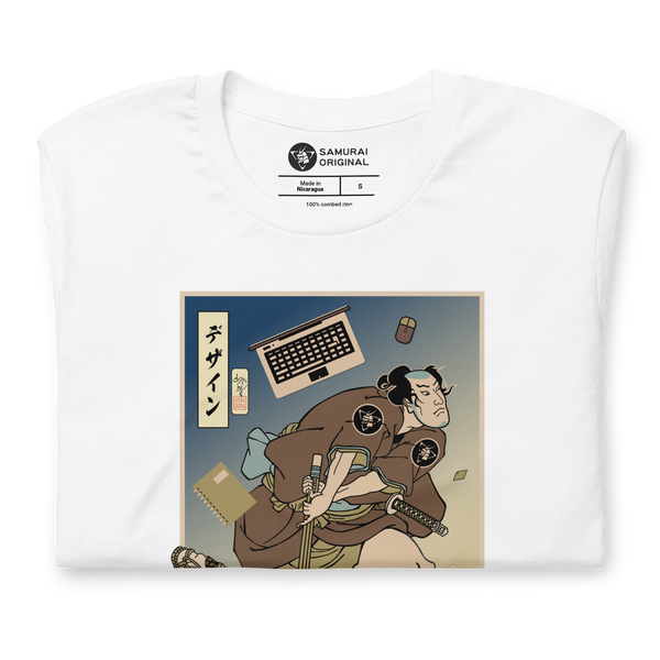 Samurai Graphic Design Ukiyo-e Unisex T-Shirt