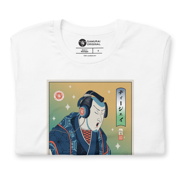 Samurai DJ 2 Turntable Music Ukiyo-e Unisex T-Shirt
