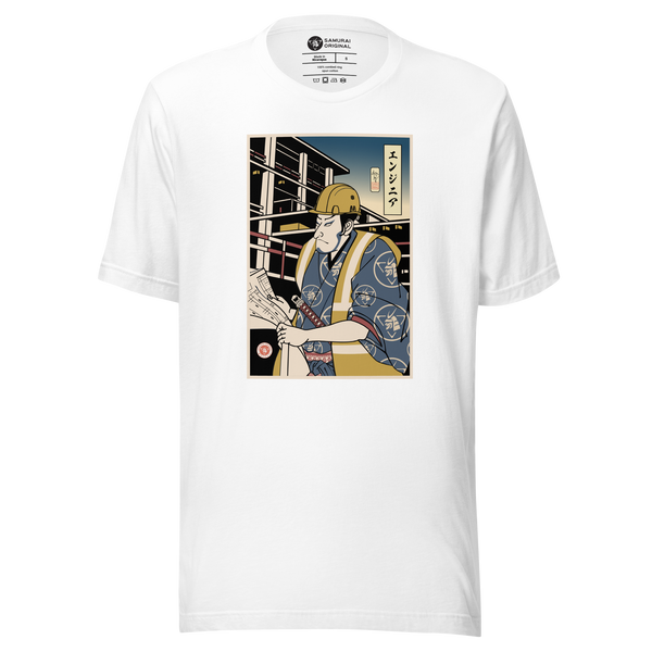 Samurai Construction Engineer Ukiyo-e Unisex T-Shirt