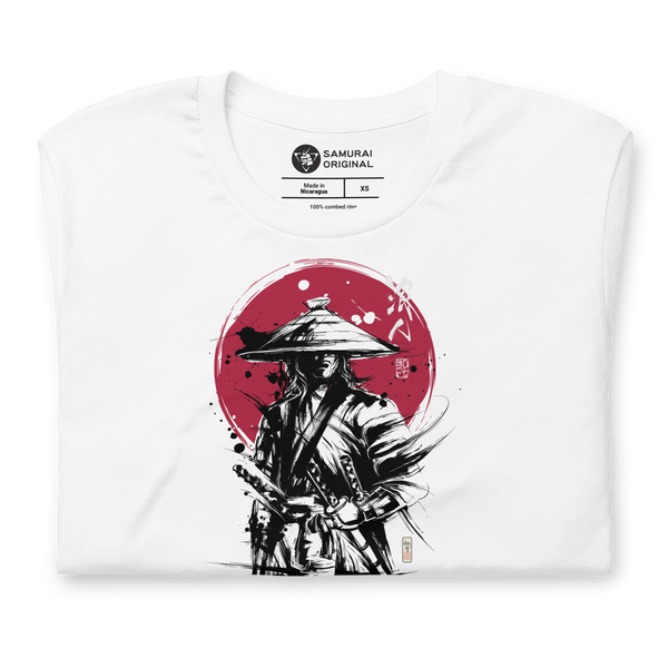 Samurai Ronin Sumi-e Japanese Ink Painting Unisex T-Shirt