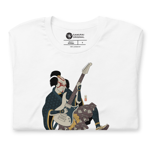 Samurai Guitar Player Music Ukiyo-e Unisex T-Shirt