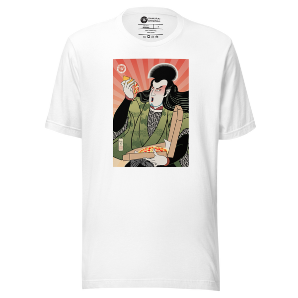 Samurai & Pizza Fast Food Japanese Ukiyo-e Unisex T-Shirt