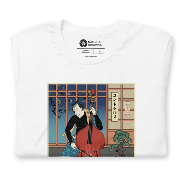 Samurai Contrabass Ukiyo-e Unisex T-Shirt