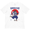 Samurai Blue 2026 Football Ukiyo-e Unisex T-shirt White - Samurai Original