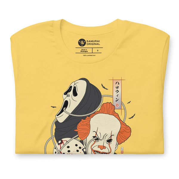 Halloween Mask Japanese Ukiyo-e Unisex T-shirt