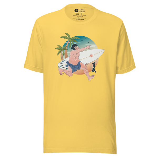 Samurai Summer Beach Ukiyo-e Unisex T-shirt