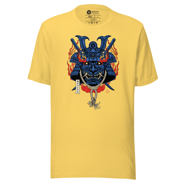 Samurai Mask with Fiery Eyes Ukiyo-e Unisex t-shirt
