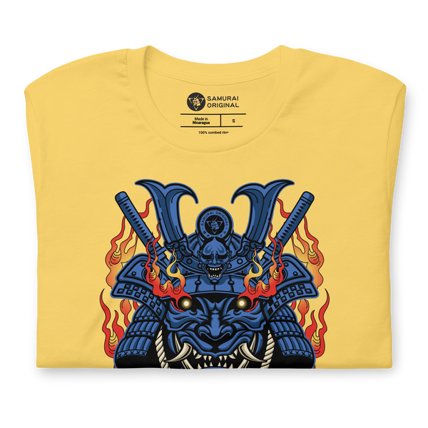 Samurai Mask with Fiery Eyes Ukiyo-e Unisex t-shirt