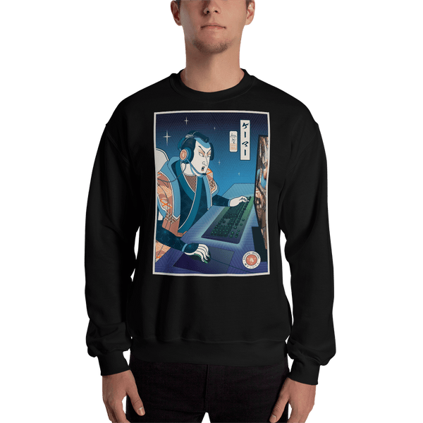 Samurai Gamer Streamer Ukiyo-e Unisex Sweatshirt Samurai Original