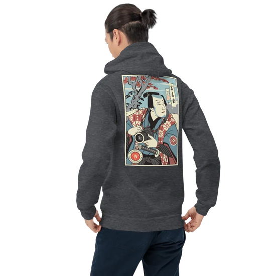 Samurai Photographer 6 Camera Ukiyo-e Unisex Hoodie Samurai Original