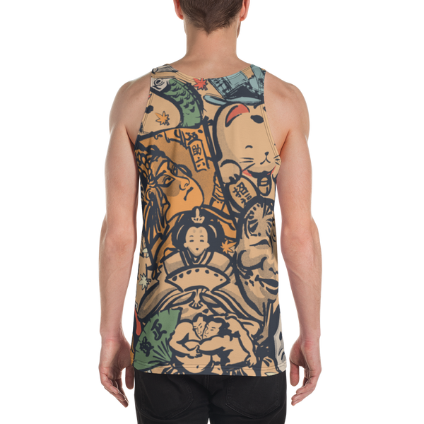 Japanese Culture All-over Print Unisex Tank Top