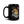 Tiger Japanese Ukiyo-e Black Glossy Mug