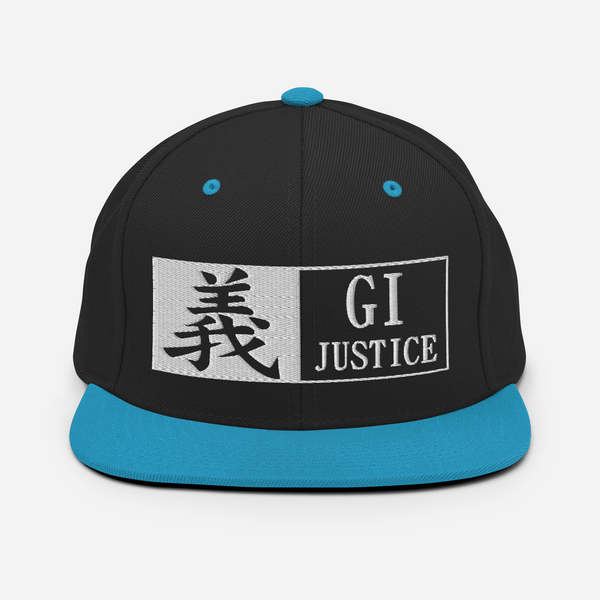 Justice-Gi Seven Virtues Of Bushido Japanese Kanji Snapback Hat