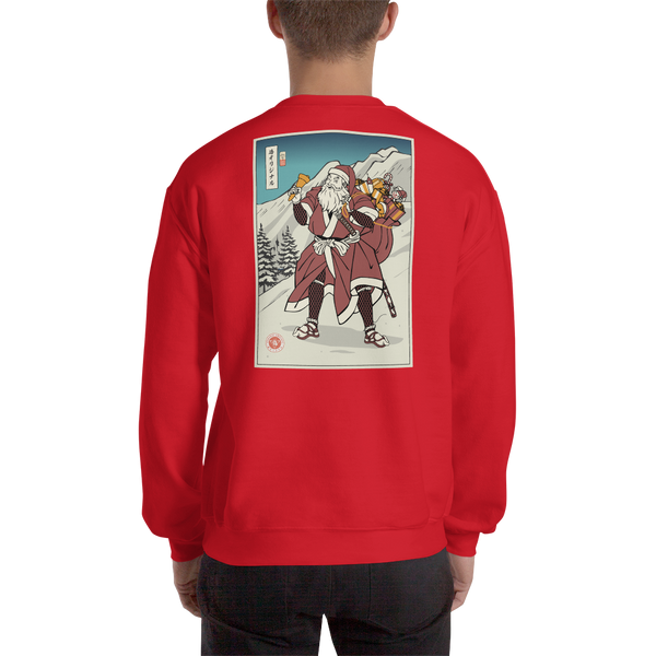 Santa Samurai Ukiyo-e Unisex Sweatshirt