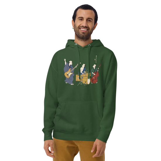 Samurai Band Ukiyo-e Unisex Hoodie - Samurai Original