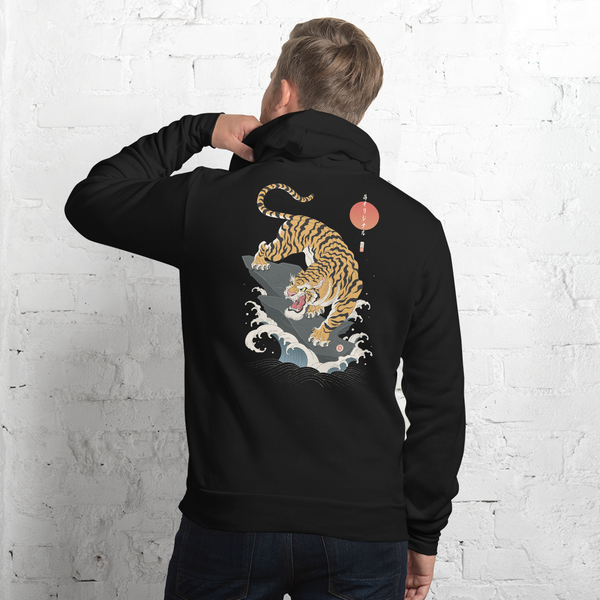 Tiger Japanese Ukiyo-e Unisex hoodie